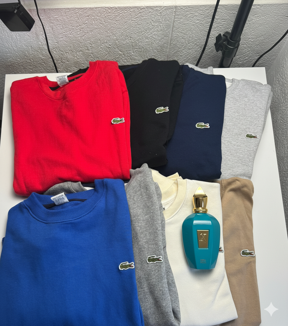 COMBO 3x1 BUZOS LACOSTE + PERFUME ERBA PURA DE REGALO